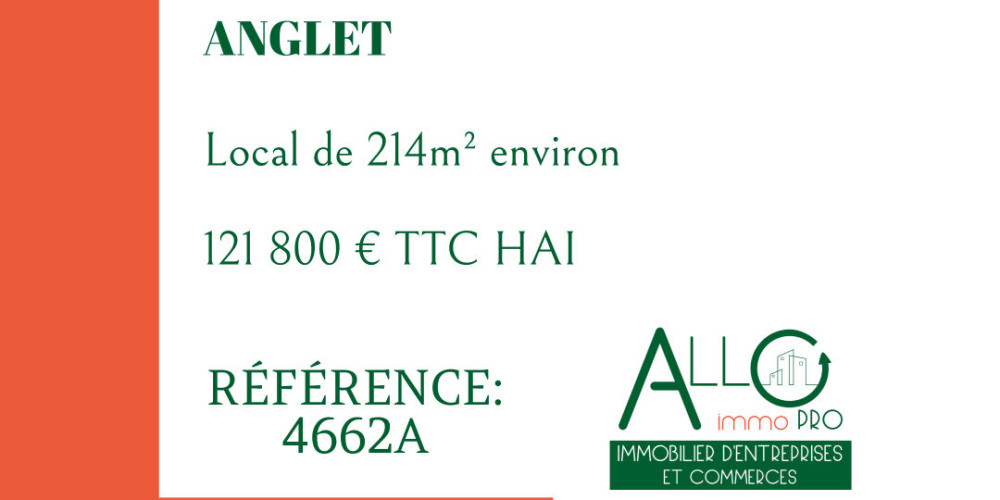 local commercial à ANGLET (64600)