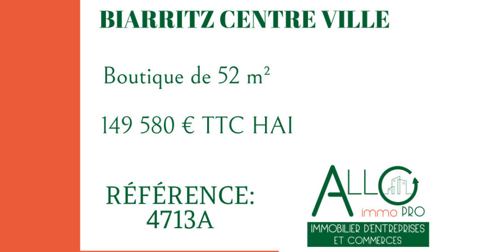 local commercial à BIARRITZ (64200)